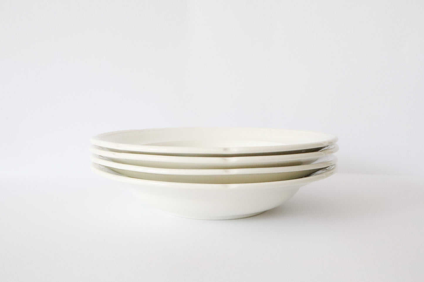 Diepe Borden Wit 4st