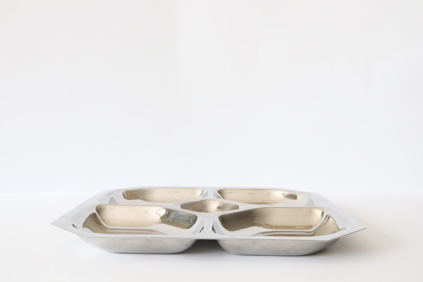 Zilveren Snack Tray Square