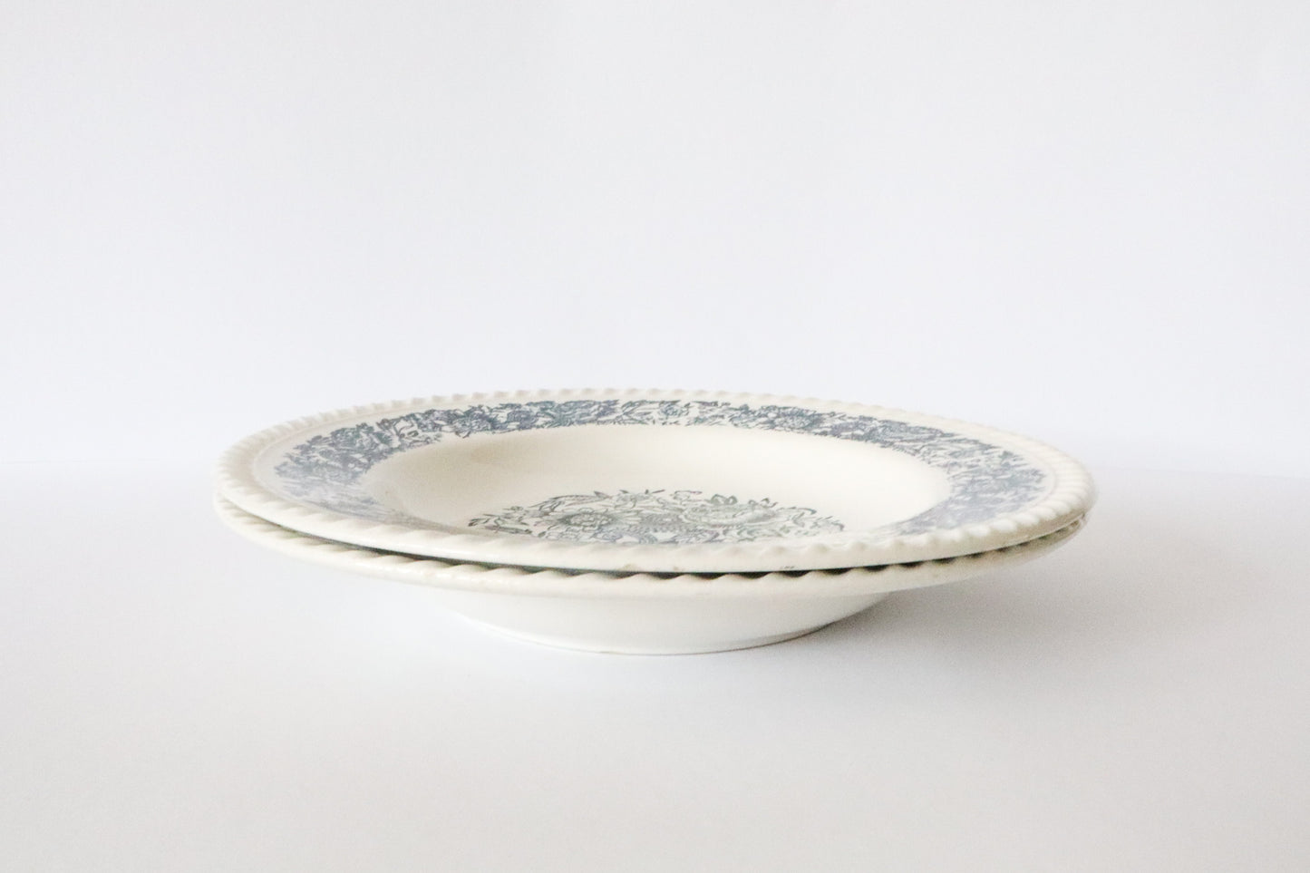 Borden Print Blauw Set 2st