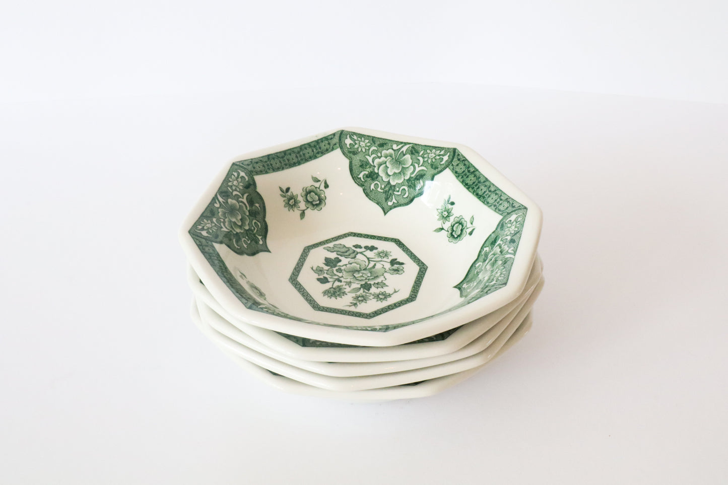 Schaaltjes Groene Print 5st