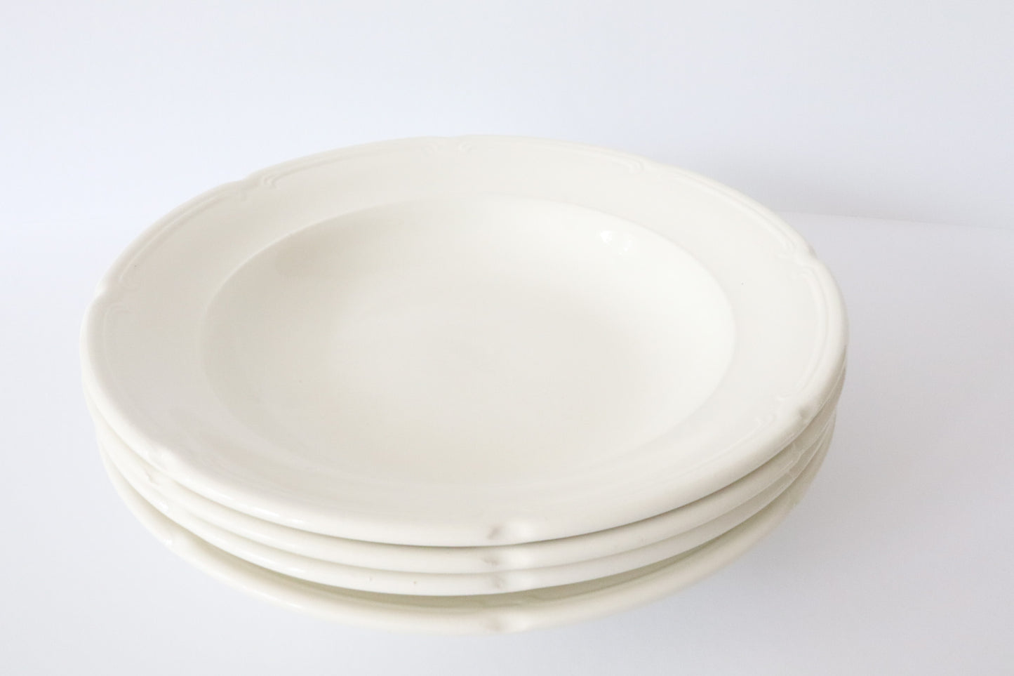 Diepe Borden Wit 4st