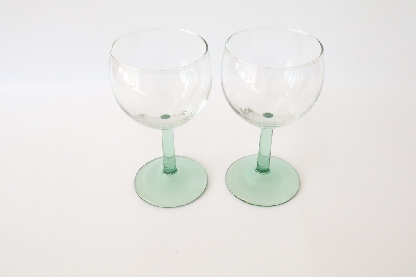 Wijnglazen Groene Poot 2st