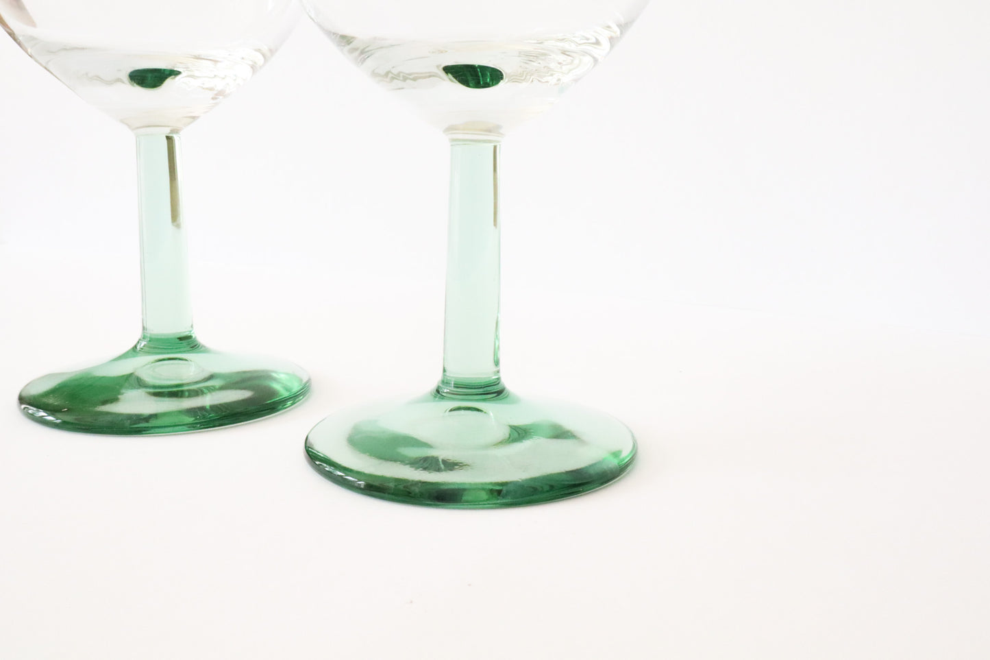 Wijnglazen Groene Poot 2st