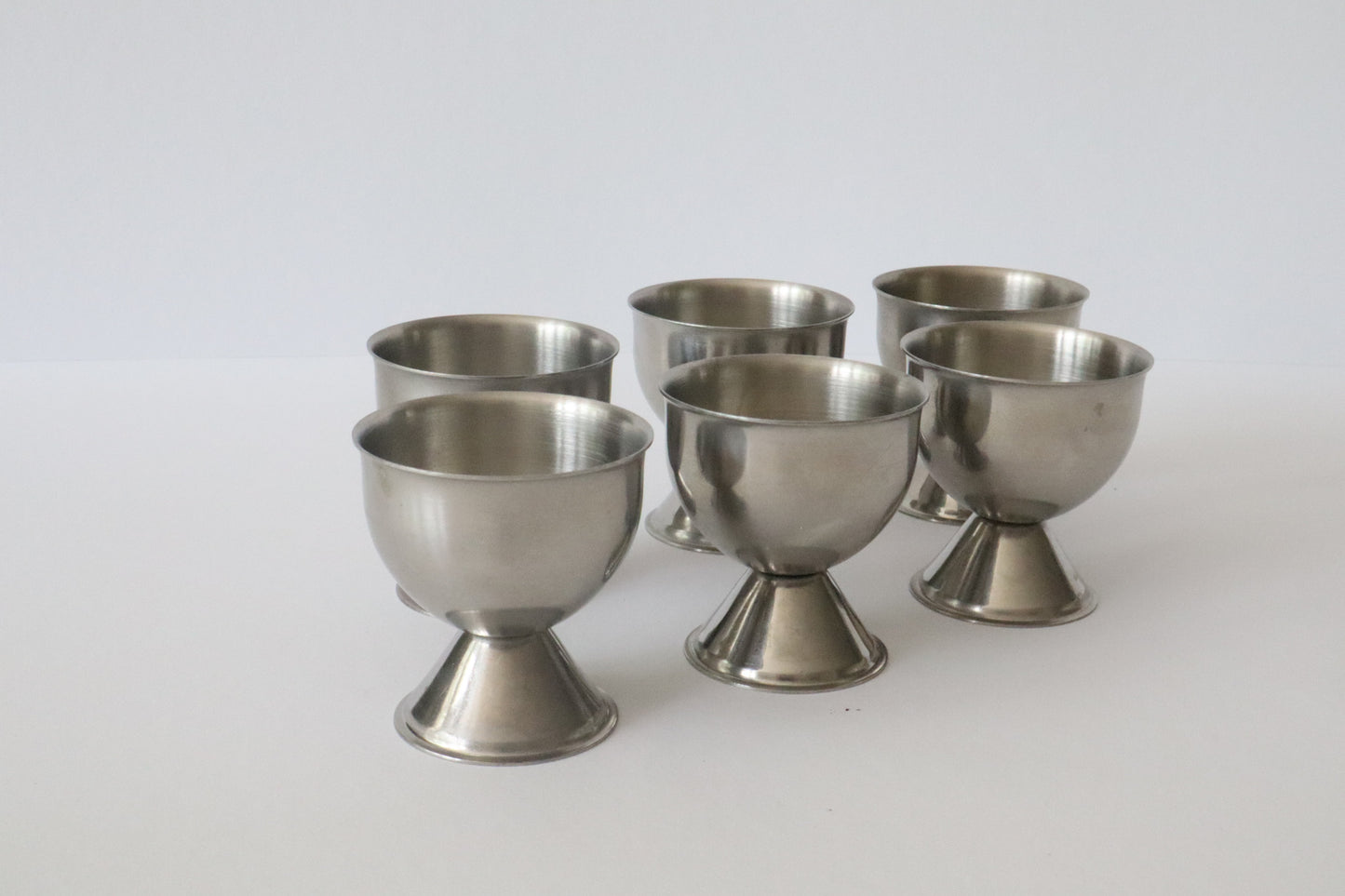 Zilveren Eierdopjes 6st