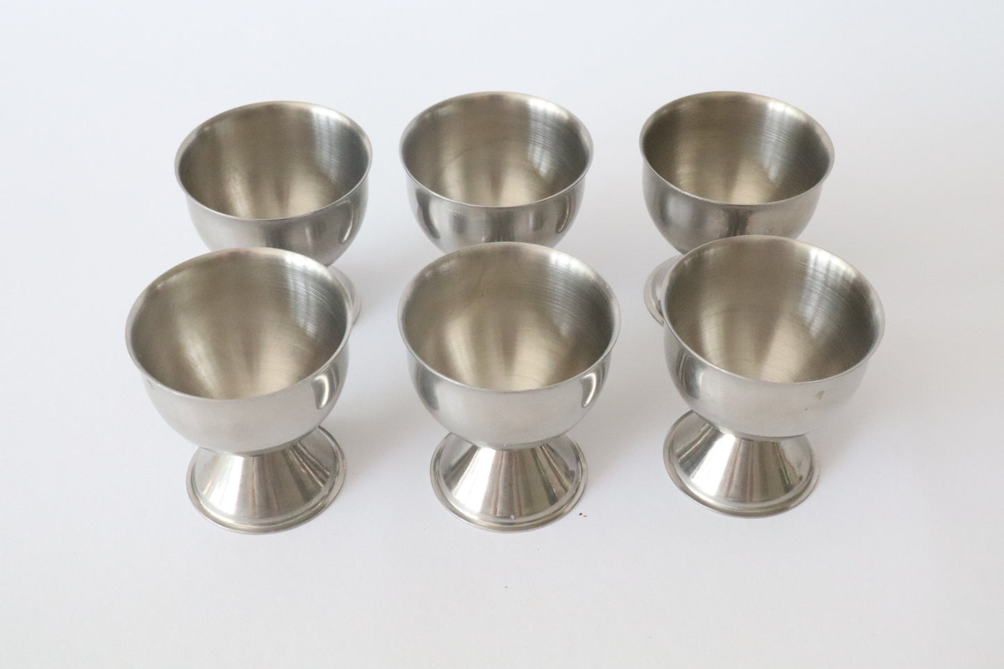 Zilveren Eierdopjes 6st