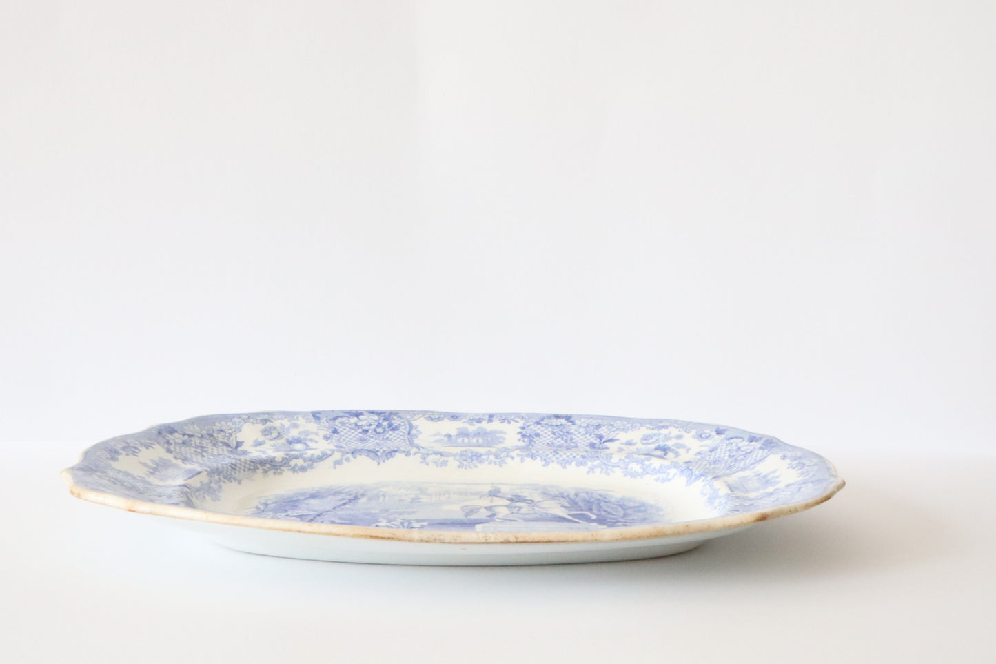 Schaal Sierlijk Blauw