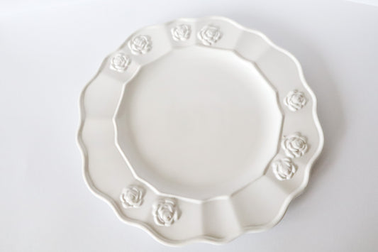 Groot Wit Bord Rozen