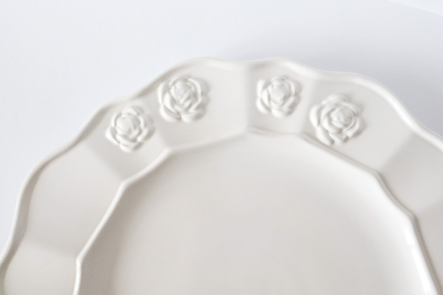 Groot Wit Bord Rozen