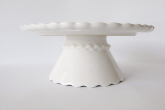 Witte Sierlijke Taartplateau