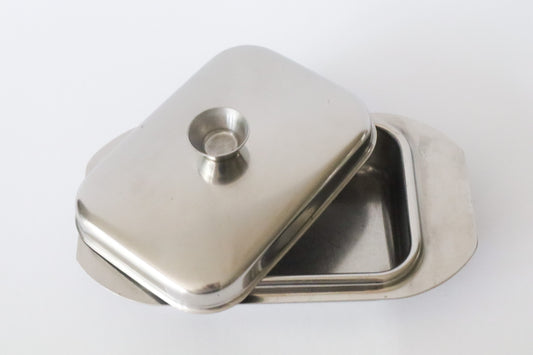 Zilveren Botervloot Knopje