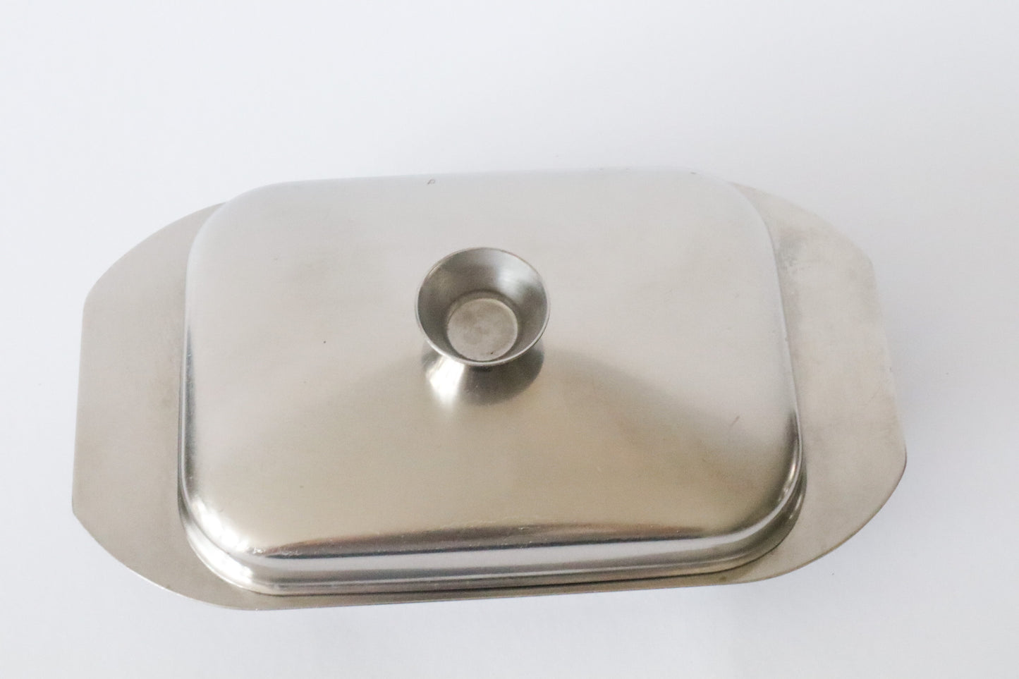 Zilveren Botervloot Knopje