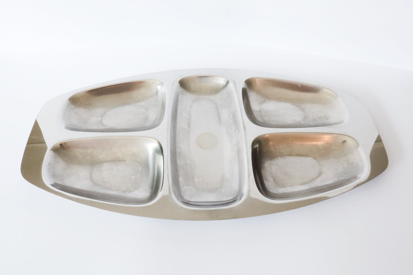 Zilveren Snack Tray Oval