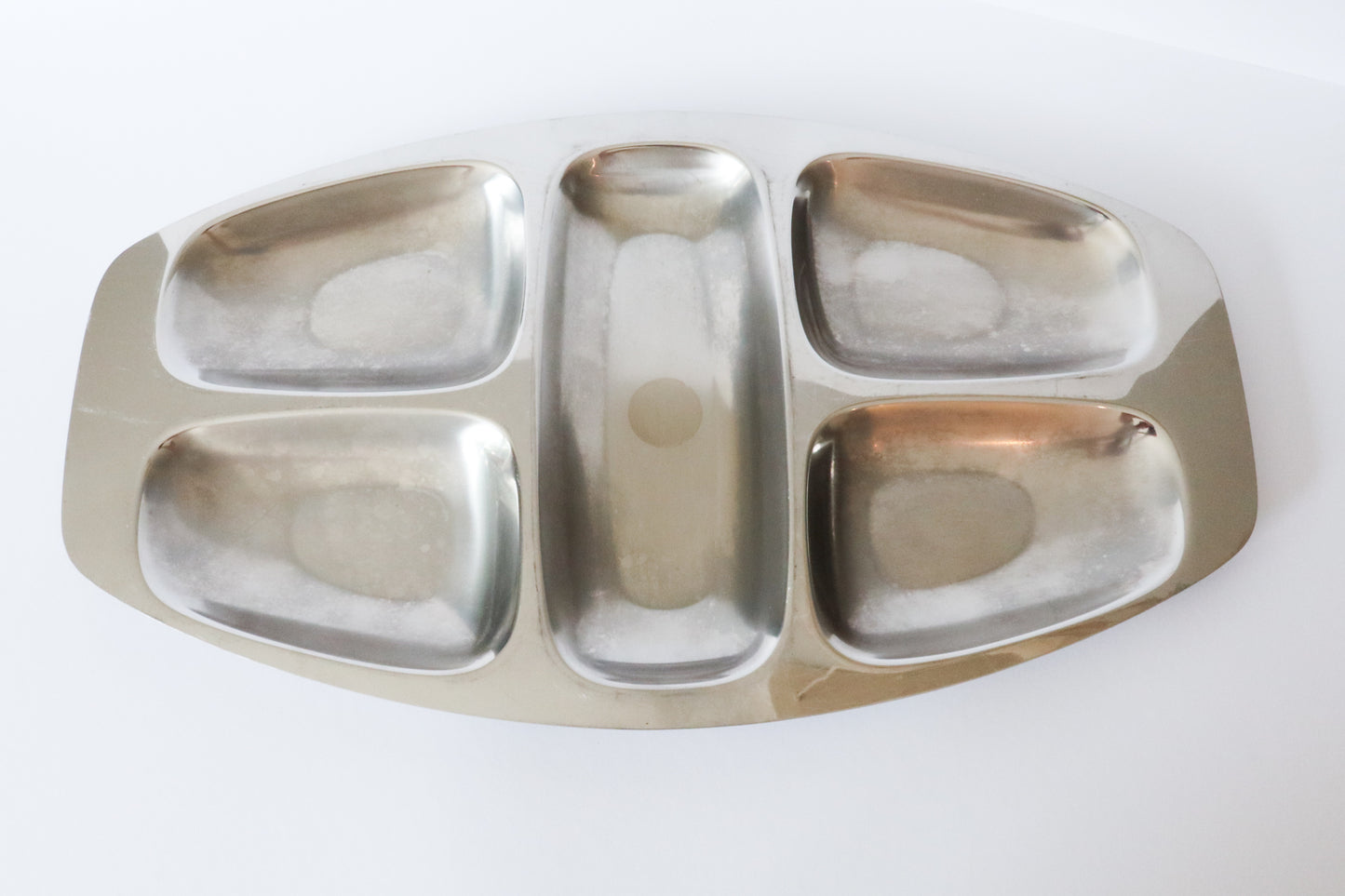 Zilveren Snack Tray Oval