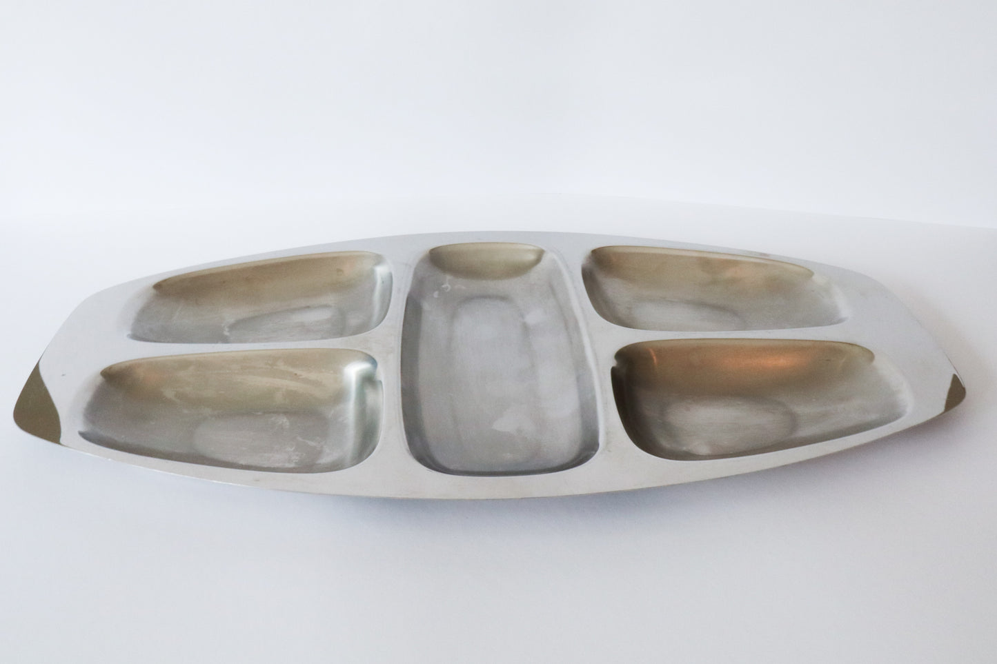 Zilveren Snack Tray Oval