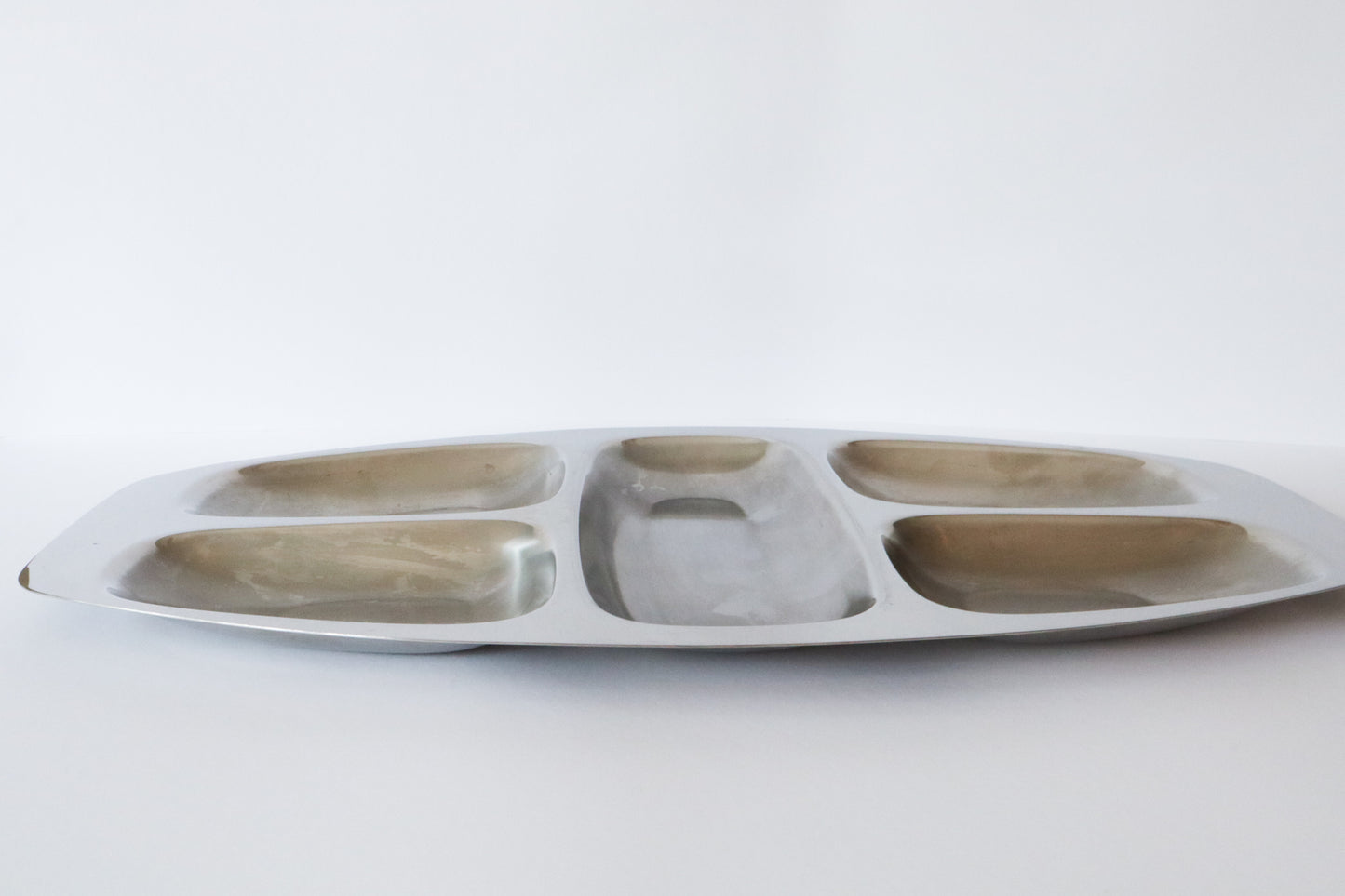 Zilveren Snack Tray Oval
