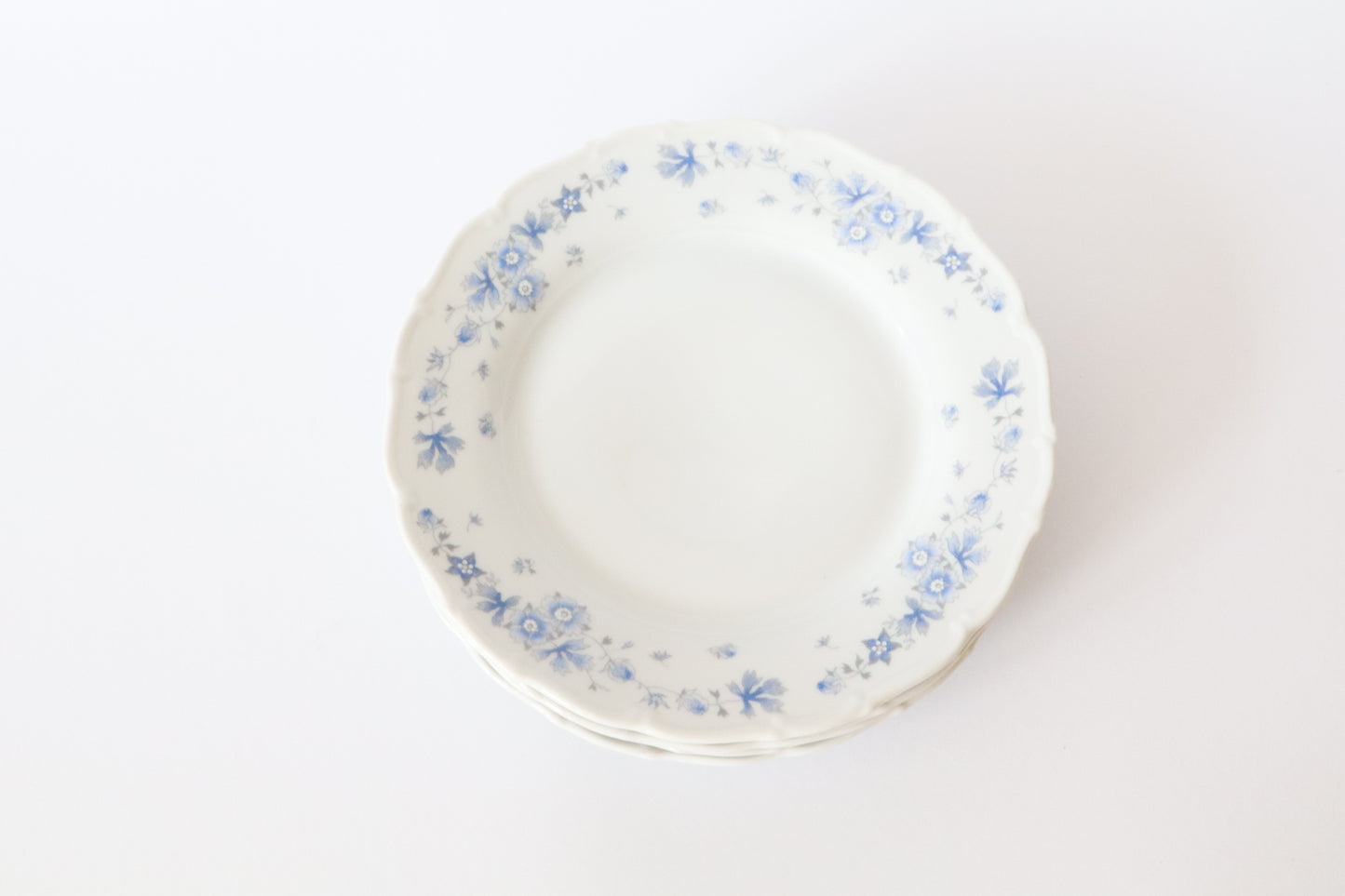 Borden Blauwe Bloemen 4st