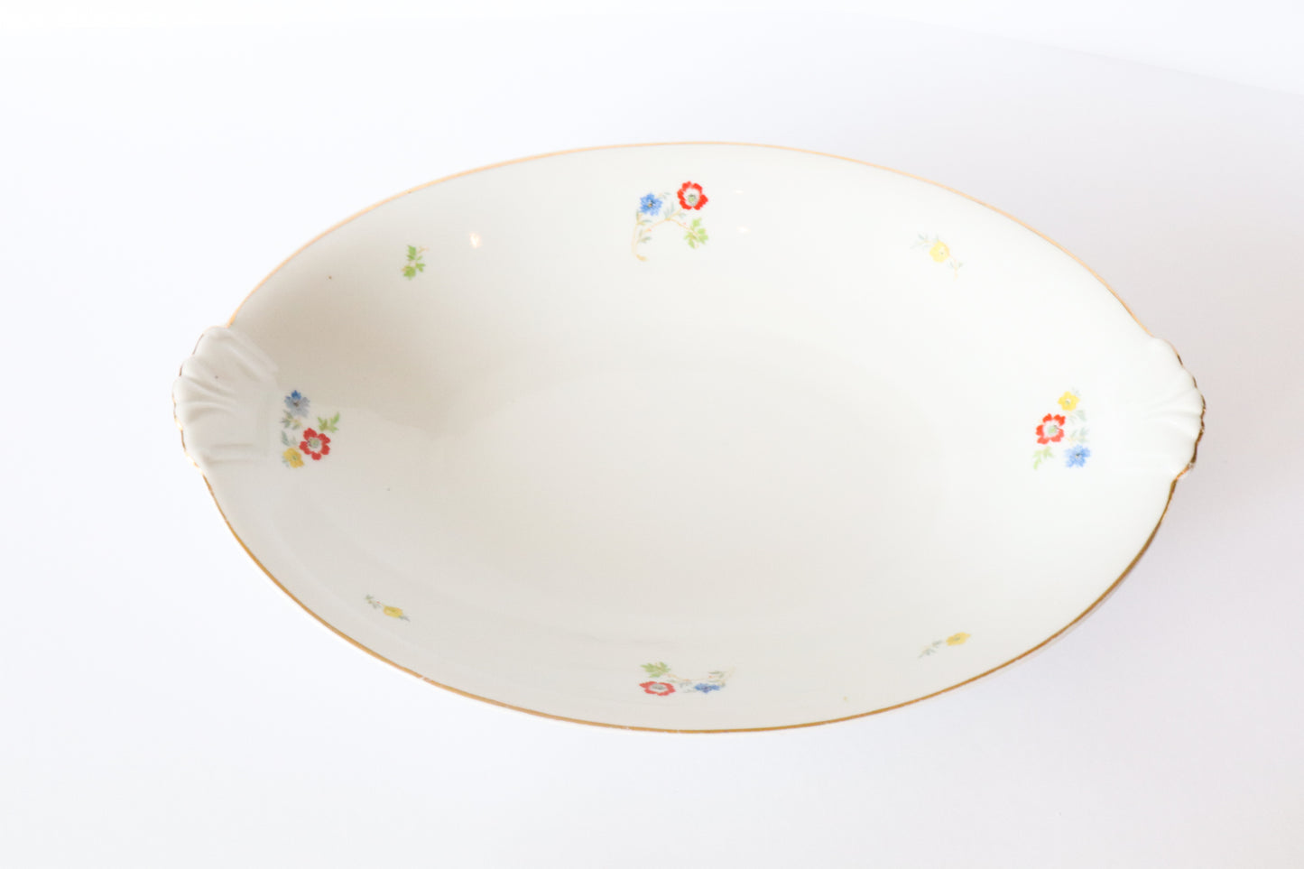 Schaal Ovaal Gouden Rand