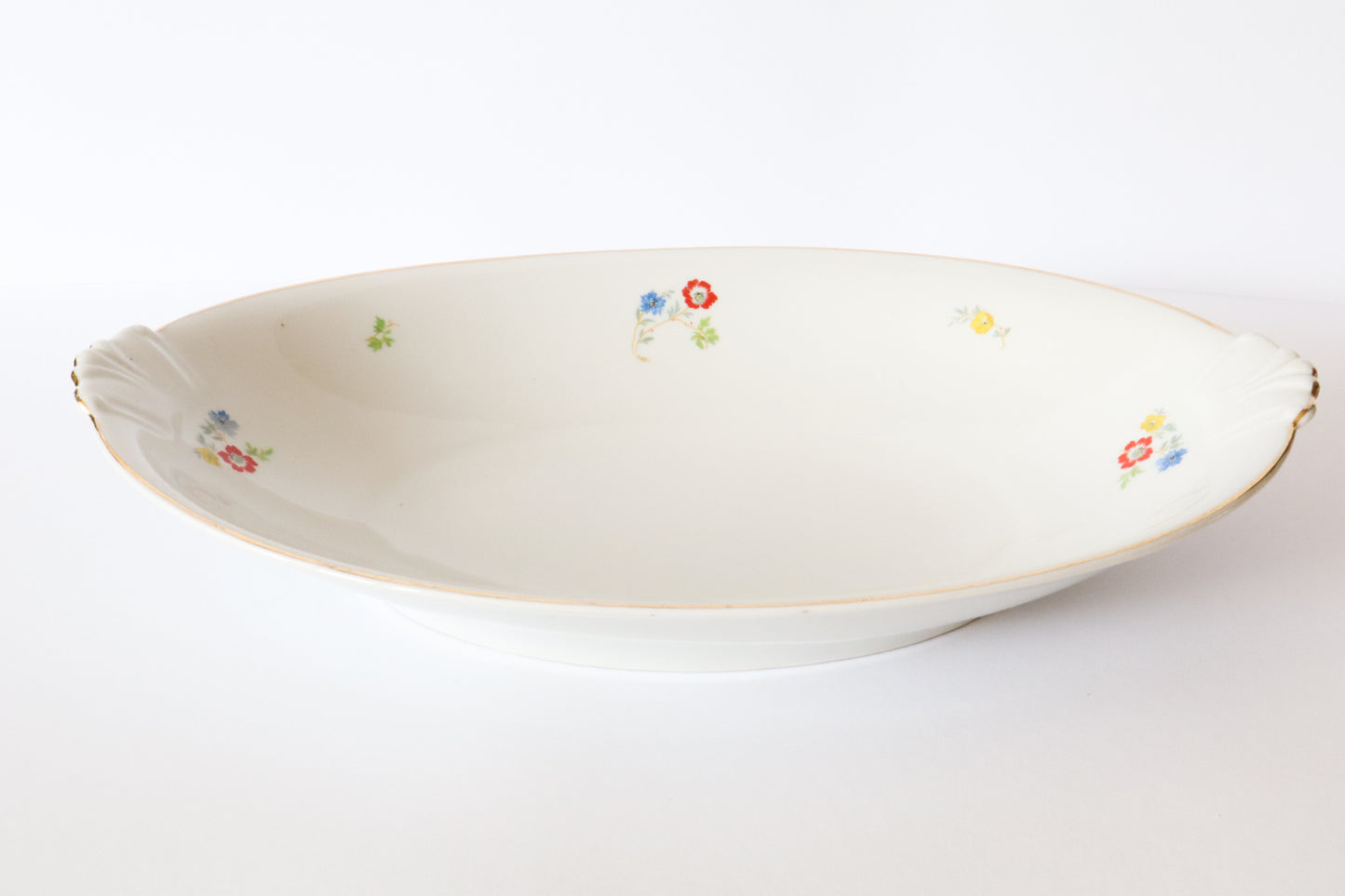 Schaal Ovaal Gouden Rand