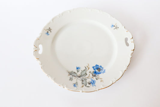 Serveerbord Blauwe Bloemen