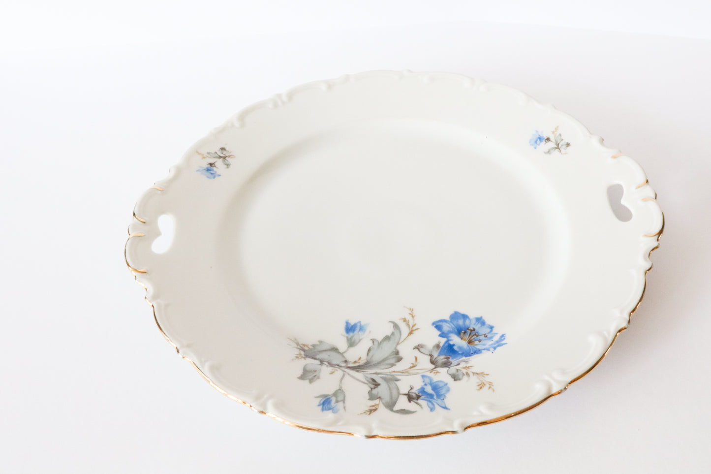 Serveerbord Blauwe Bloemen